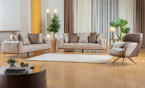 Victoria Sofa set ( 3+2+1 ) - MK Kabbani Furniture